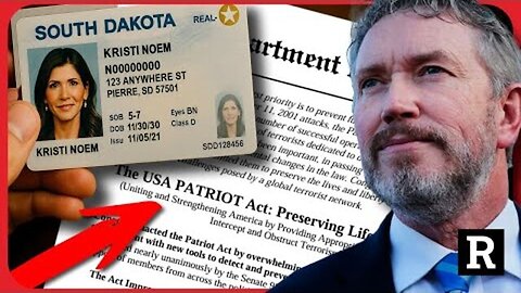 "Final Step to Surveillance State: The Real ID Warning"