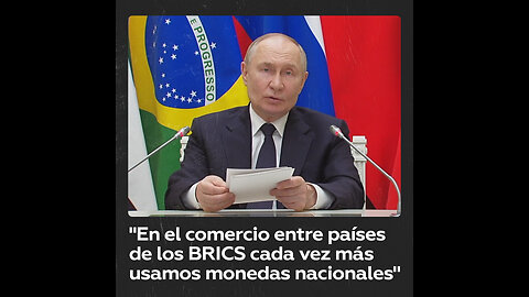 "En el comercio inter-BRICS, cada vez más usamos monedas nacionales"