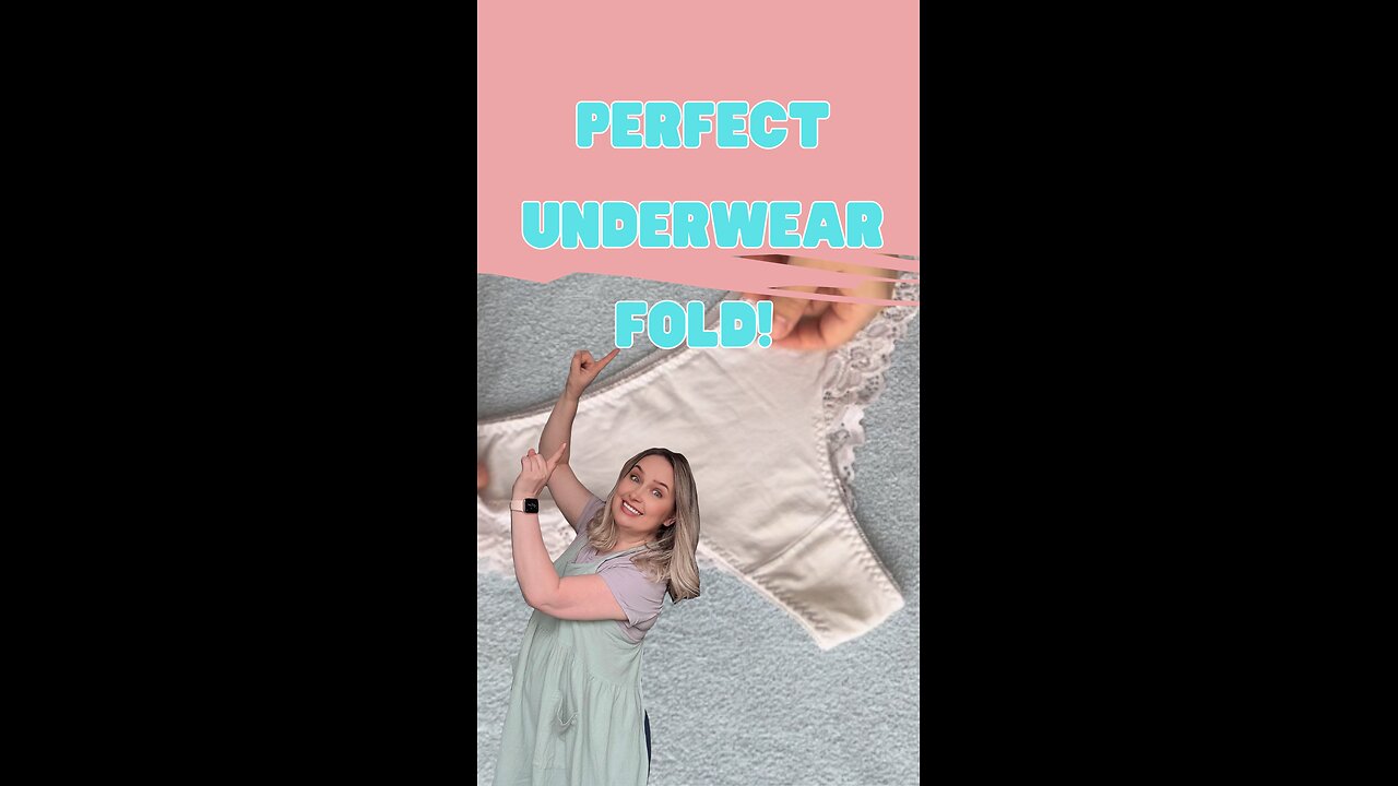 2 Easy Ways to Fold Women’s Underwear