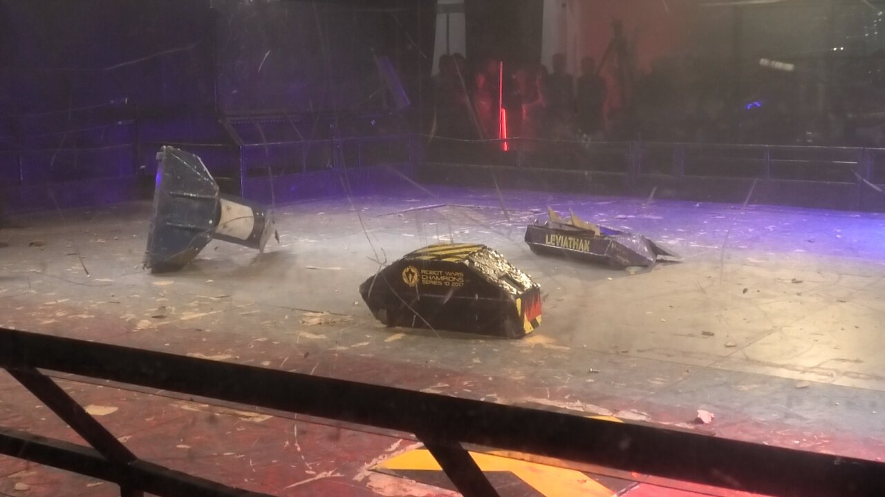 Robots Live Maidenhead 2025: Thor Vs Eruption Vs Manta Vs Leviathan