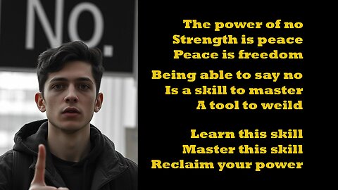Men's Empowerment: Embracing the Power of Saying No
