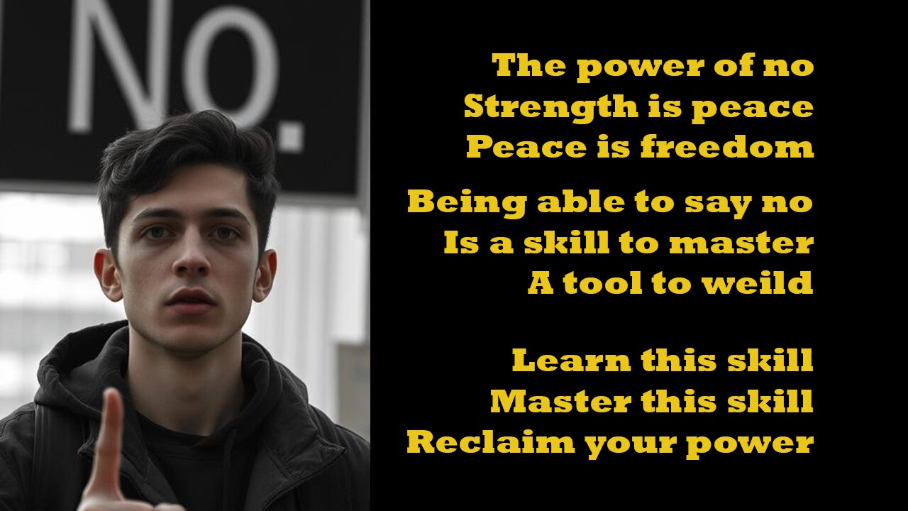 Men's Empowerment: Embracing the Power of Saying No
