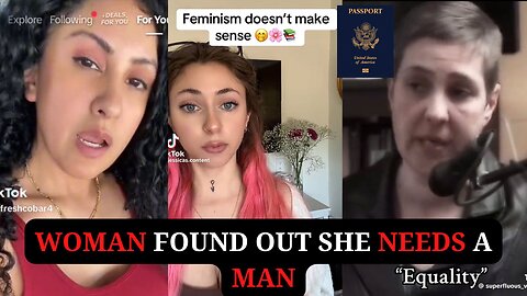 A Woman Found out she needs a man