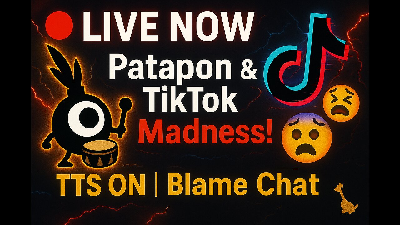 🔴 Patapon & Reacting to gaming setups | TTS ON | Weird Vibes Only 🔴