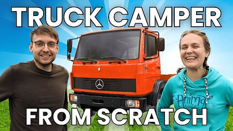 Taking The Wheels Off! 🛠️ Restoring Our Scrapped Truck Into A Dream Camper