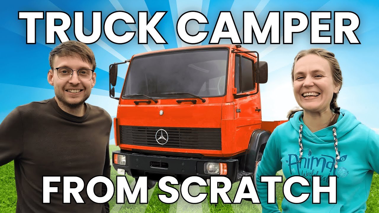 Taking The Wheels Off! 🛠️ Restoring Our Scrapped Truck Into A Dream Camper