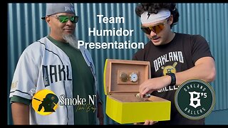 Presenting the Oakland Ballers baseball team w/ a cigar humidor for the clubhouse! #RootedInOakland