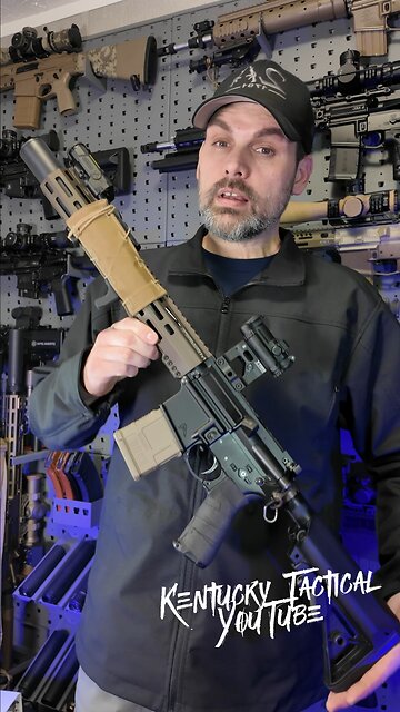 7.5 inch 300 Blackout with Tucked Suppressor