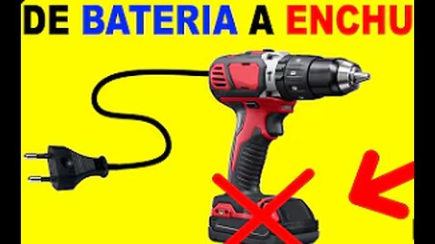 You've been fooled your whole life! Remove the batteries from any cordless drll
