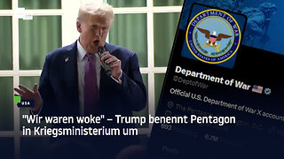 "Wir waren woke" – Trump benennt Pentagon in Kriegsministerium um
