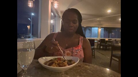 Blasian Babies Parents Enjoy Their Anniversary Dinner And Pregnancy Date At Marker 32 Restaurant