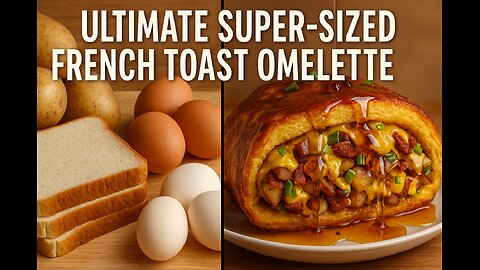Ultimate Super-Sized French Toast Omelette