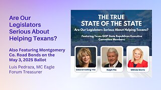 The True State of the State: Are Our Legislators Serious About Helping Texans?