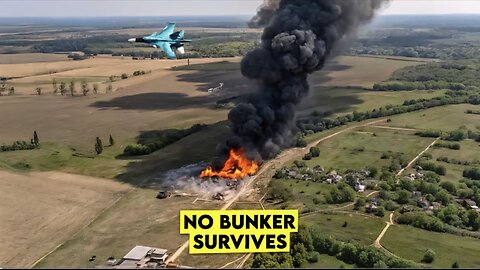 Russian FAB-3000 Bombs Bombard Ukrainian Bunkers in Kupyansk – Caught on Video!