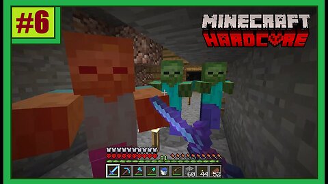 Exploring a MINESHAFT (and getting lost) in Hardcore Minecraft 1.8 ● Episode 6