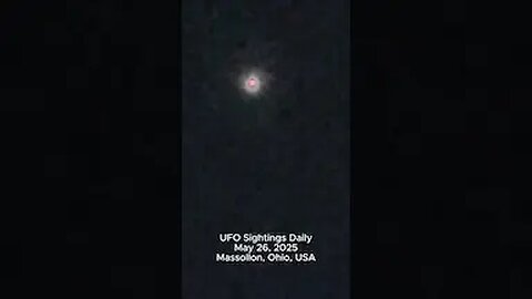 Glowing UFO Orb Over Ohio, USA Changing Colors 🔴 🟢 🔵 May 26, 2025 UAP Sighting News Aliens Are Here!