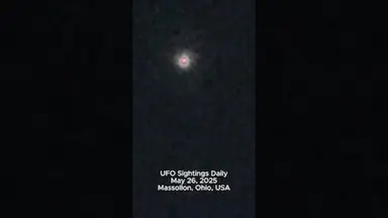 Glowing UFO Orb Over Ohio, USA Changing Colors 🔴 🟢 🔵 May 26, 2025 UAP Sighting News Aliens Are Here!