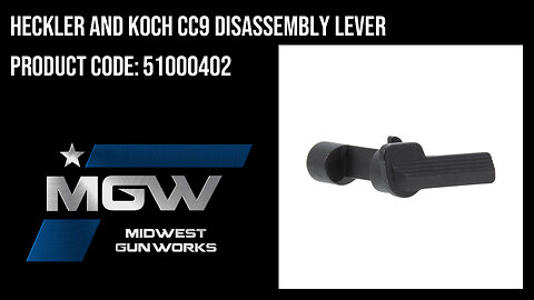 Heckler And Koch CC9 Disassembly Lever - 51000402
