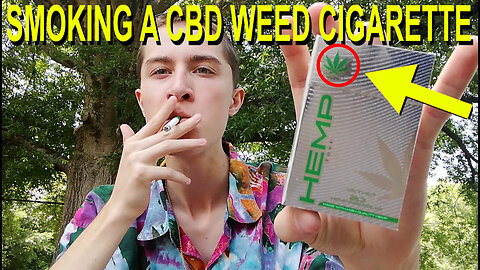 smoking a cbd weed cigarette + flexing my fit