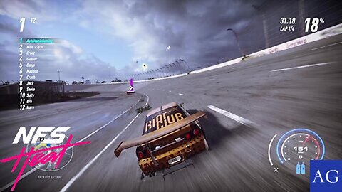 Need for Speed: Heat Resort Circuit Race in my 1996 Nissan 180SX Type X JDM Car.