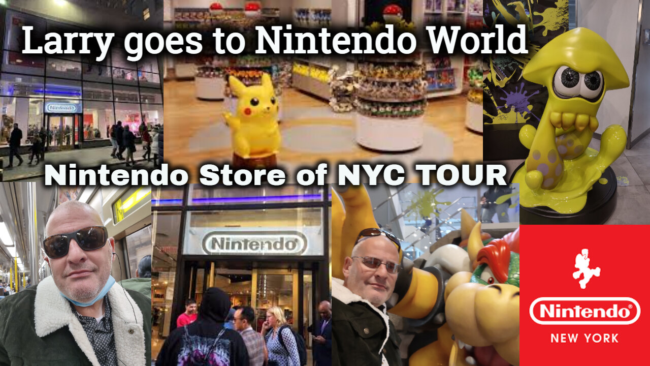 Lawrence Dagstine goes to Nintendo World | Nintendo Store of NYC