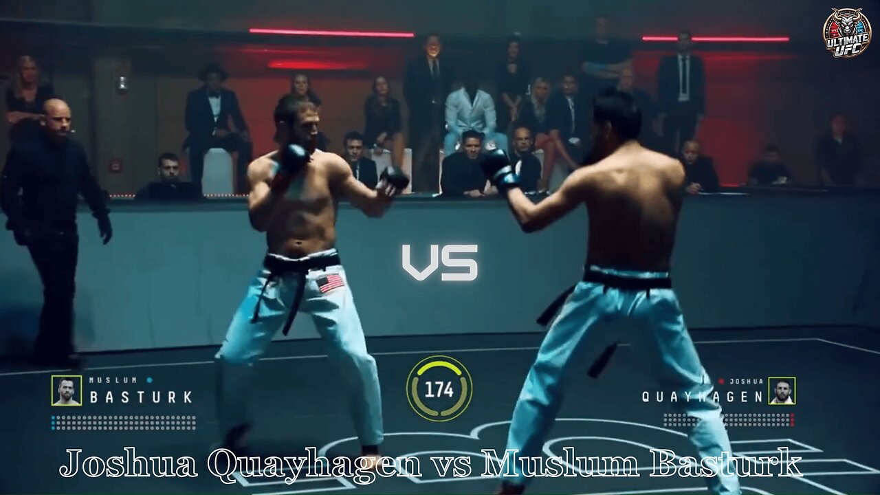 Joshua Quayhagen vs Muslum Basturk electrifying combat action | #ufc #ufcsports #Boxing #Karate