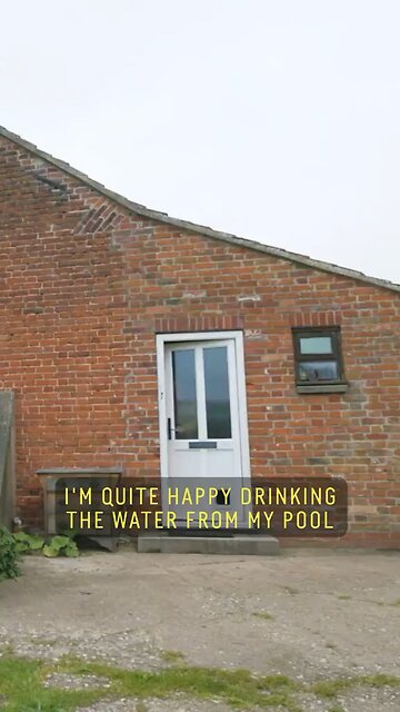 He Made His Own Natural Pool & Drinking Water
