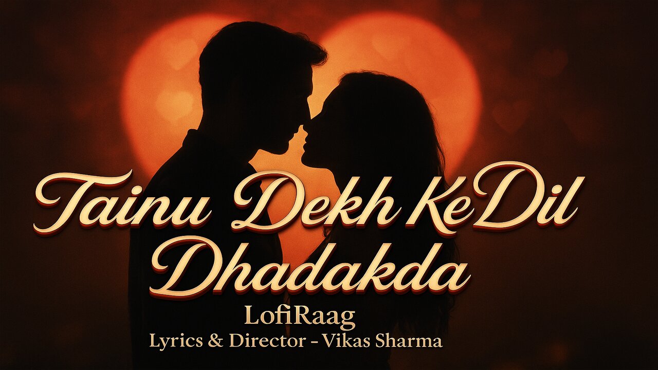 Tainu Dekh Ke Dil Dhadakda | Romantic Punjabi Love Song 2025 | Heart Touching Love Track | LofiRaag