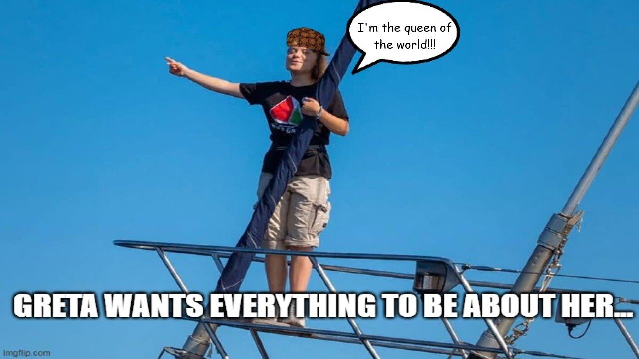 Greta Thunberg tries to insert herself into the Israel-Gaza conflict