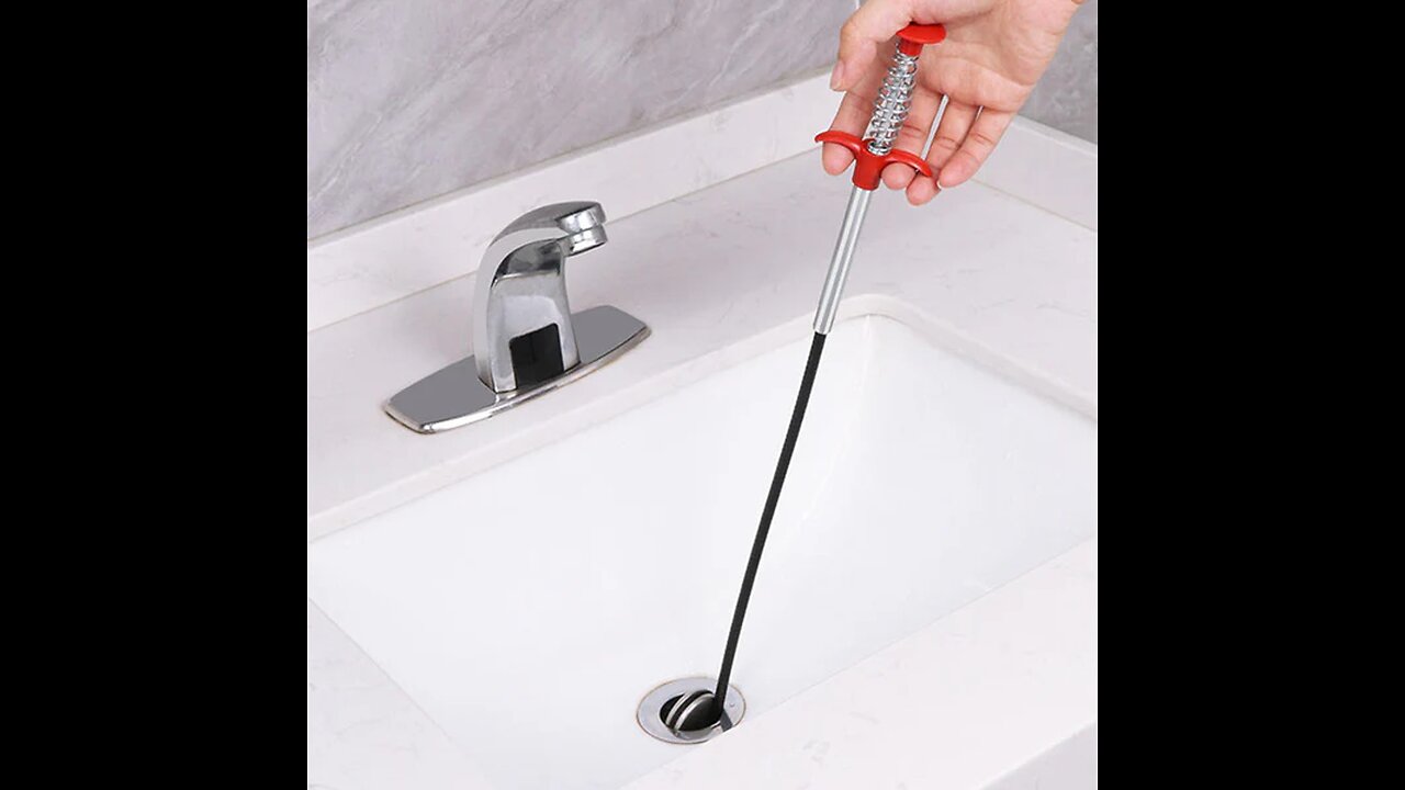 Toilet Drain Unclogging Tool