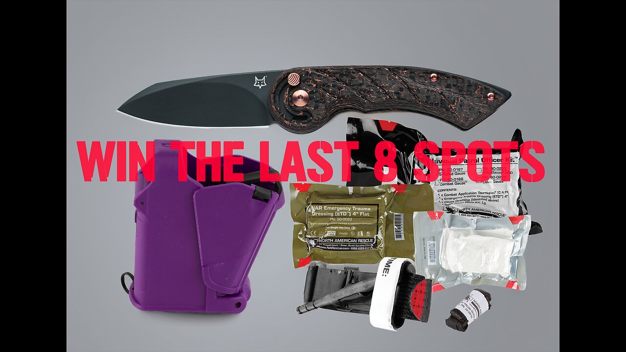 FOX Knife, Officer Kit (IPOK) & MAGLULA MINI #2 FOR THE LAST 8 SPOTS IN THE MAIN WEBINAR