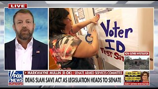 Sen Mullin EVISCERATES Chuck Schumer On Voter ID