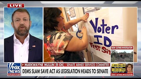 Sen Mullin EVISCERATES Chuck Schumer On Voter ID