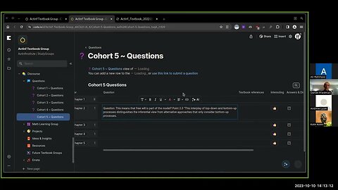 ActInf Textbook Group ~ Cohort 5 ~ Session 4 (Chapter 2, Part 1) ~ 10/10/2023
