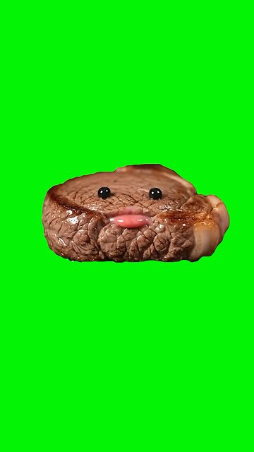 Niche Dinner Eating Themselves | Green Screen #niche #aifruit #dinner #steak #lobster #ai #asmr