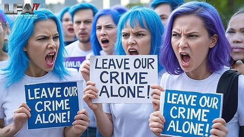 DEMS PROTEST IN SUPPORT OF CRIME