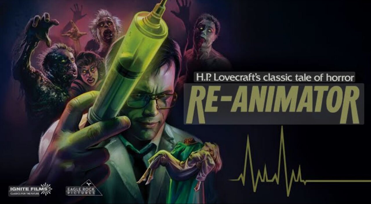 1985 Brian Yuzna Presents H.P. Lovecraft's Re-Animator Directed by Stuart Gordon