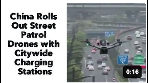 China Rolls Out Street Patrol Drones with Citywide Charging Stations
