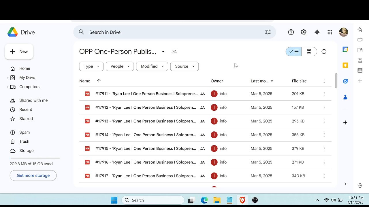 Ryan Lee - OPP (One-Person Publisher) course