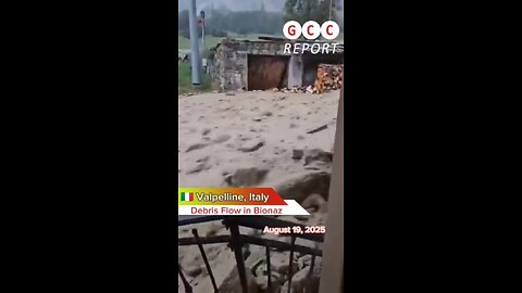 #Italy #ValleDAosta #DebrisFlow #Bionaz #ClimateCrisis #climate #destruction #anomaly #climatechange
