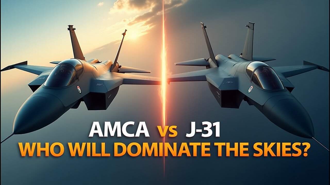 India’s AMCA vs China’s J-31 – Next-Gen Fighter Jet Showdown! Who Will Rule the Skies?