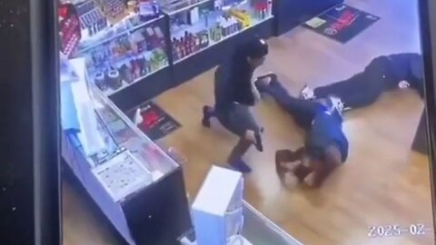 Two Men Try To Rob The Sneakers Off Another Man In A Store, Both Get Aired Out With A Hand Gun