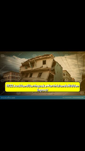 1922 Auckland Earthquake: North Island's Hidden Impact #NZHistory #EarthquakeFacts...