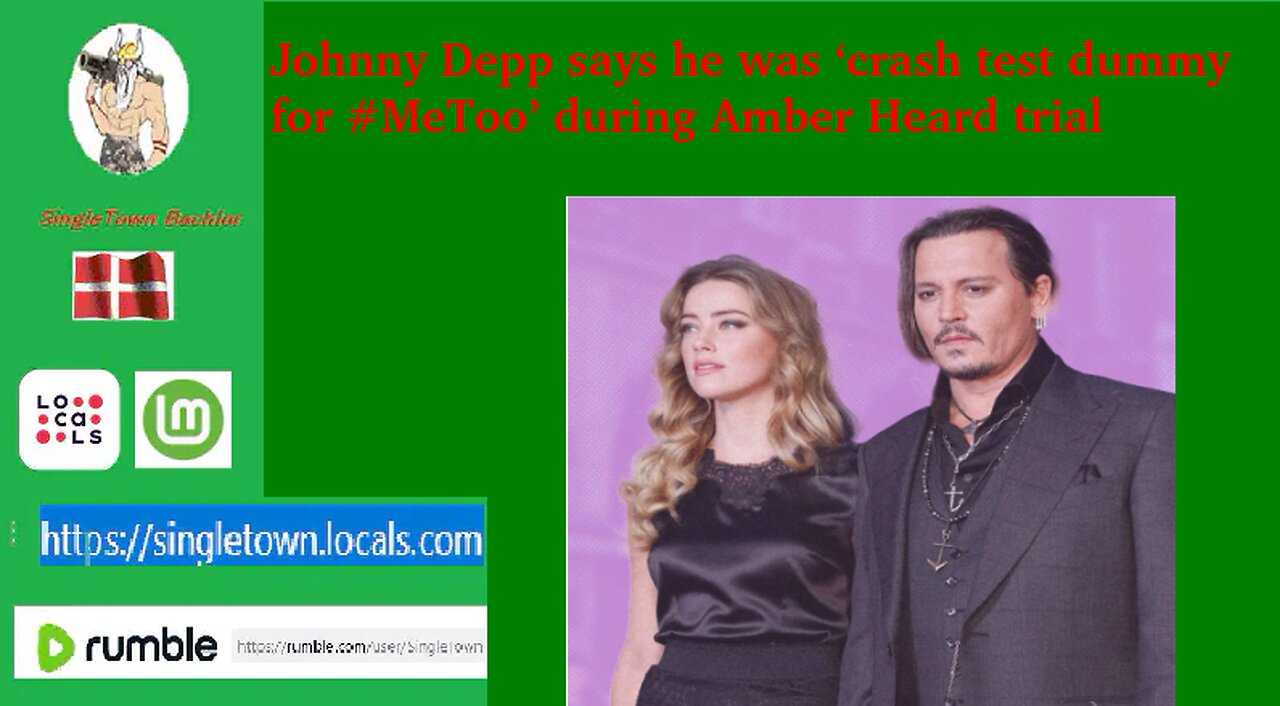 Johnny Depp says he was ‘crash test dummy for #MeToo’ during Amber Heard trial