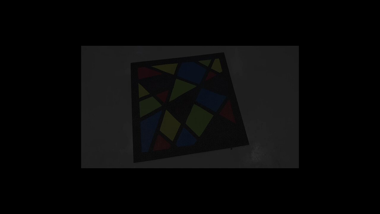 Geometrical Acrylic painting