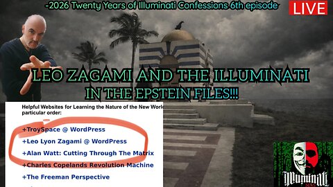 LEO ZAGAMI AND THE ILLUMINATI IN THE EPSTEIN FILES