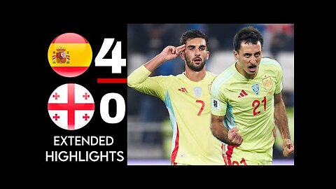 Spain vs Georgia 40 Highlights UEFA World Cup Qualifiers 2026