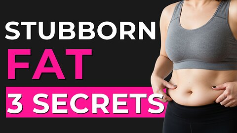 3 Steps to FINALLY Lose Stubborn Belly Fat After 40
