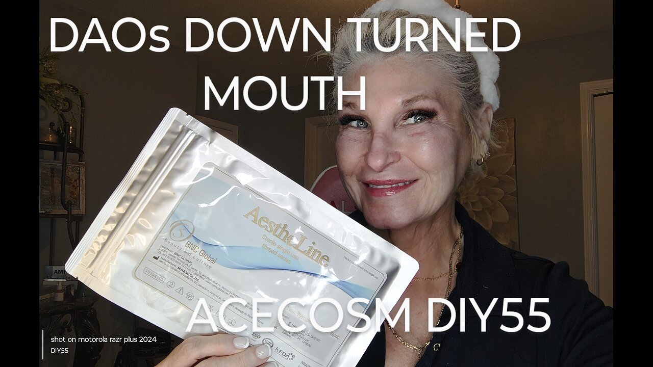 DAOs PDO threads no BOTOX Down Turned mouth ACECOSM over 60