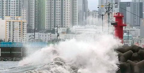 LIVE_ View from Taiwan as Typhoon Ragasa brings rain